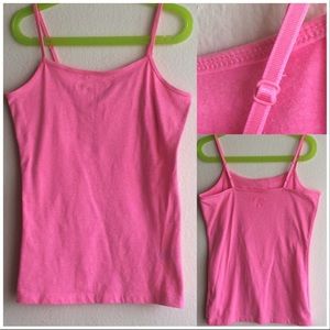Cat & Jack Pink Strappy Cami (girls)